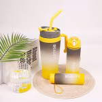 3 Pcs Beauty Water Bottle - 1.2 Ltr, 750ml and 250ml Travelling Bottle - Image 6