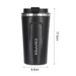 Coffee - Stainless Steel Vacuum Flask BYS House - 510ml - Image 3